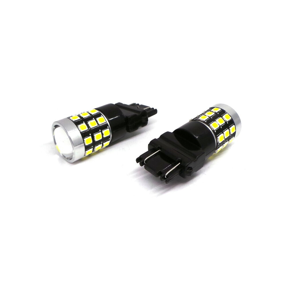 2 Pcs Led Bulb 3157 12-24V Canbus 1400Lm With Lens White 5901414685959