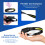 Head Torch Rechargeable [2 Pack], 400 Lumen Waterproof LED Headlamp wi 4
