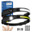 Head Torch Rechargeable [2 Pack], 400 Lumen Waterproof LED Headlamp wi 1