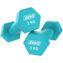 ZENO Dumbbells Set Of 2 | Dumbbells for Women | Hexagon Neoprene Weigh