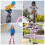 Kids/Youth Knee Pad Elbow Pads Guards Protective Gear Set for Roller S 6
