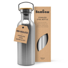 Bambaw 750ml Stainless Steel Water Bottle | Leakproof, BPA Free, Scrat