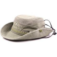 Chapeau de soleil en coton pour homme, chapeau d'été, chapeau de safari pliable avec mentonnière, chapeau de randonnée