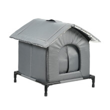 Keep Warm Cat Houses For Outdoor Cats Facilitates Pet Entry 33x33cm Cat