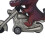 4Pcs Dinosaur Motorbike Toy Motorcycle PVC Pull 14