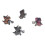 4Pcs Dinosaur Motorbike Toy Motorcycle PVC Pull 8