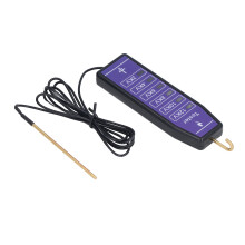 Tragbares Zaunstrommel-Voltage-Tester mit 6 Anzeigeleuchten, wasserfest, bis zu 12.000 V