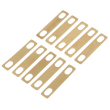 Haltbare Messing-Halskeile, verstellbar für E-Gitarre & Bass