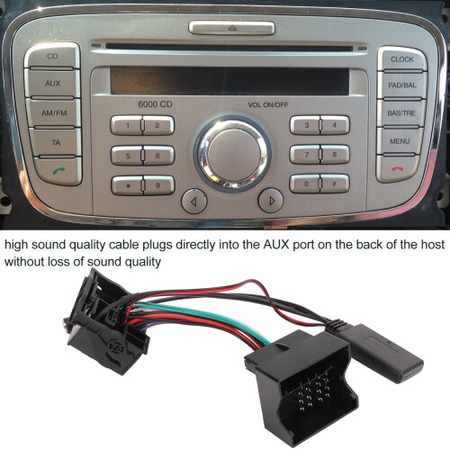 Nahtloser Bluetooth 5.0-Musikadapter für Ford 6000CD Aux-Eingang 2