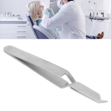 Zahnzmesszange, gebogener Spitze, Edelstahlpinzette für kieferorthopädische Korrekturen