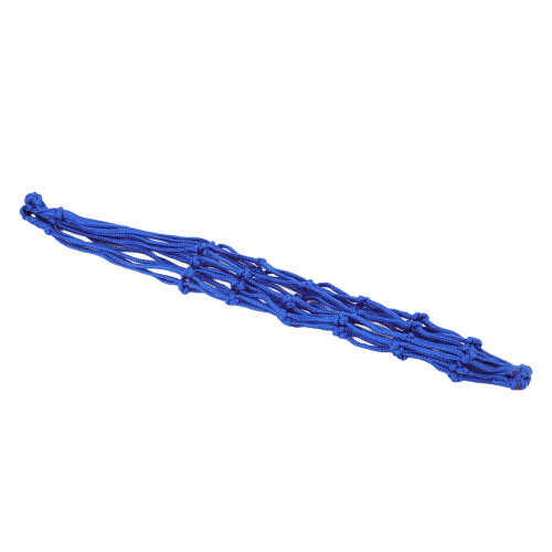 Große blaue Geflügelnetzfüttertasche mit Haken, 57 cm Nylon
