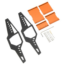 Aluminiumlegierung RC-Auto Rahmen Körper Shell Roll Cage für 1/24 Axial SCX24 Orange