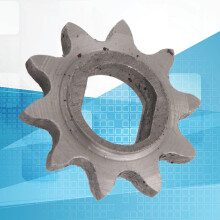 Stahl 10-Zähne-Kettenrad für 1020-Motor, Hochhartiges Antriebszahnrad