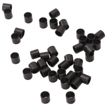 40 Stück Skateboard-Lager Abstandshalter Eisen Reparaturset 10,6 mm Schwarz