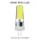 6er Pack G4 9W Dimmable COB LED Lampen 500LM 6500K Weiß 5