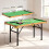 SPORTNOW 4FT Folding Pool Table, Mini Billiards Table Set for Kids, Green 3