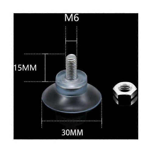 Suction cups  30 mm with M6x15mm threadStarlight6Pcs 1