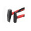 Fiber handle mechanic's hammer, 500g 3