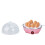 Automatischer Eierkocher, 7 Eier, Pink, 350W, Kompakt 15cm 14