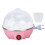 Automatischer Eierkocher, 7 Eier, Pink, 350W, Kompakt 15cm 2