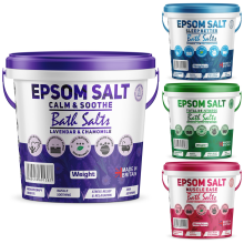 Scented Bath Epsom Salts Foot Soak Natural Magnesium Sulphate Epsom Salt Bucket