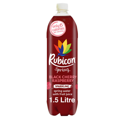 Rubicon Spring 15L Black Cherry Raspberry Sparkling Spring Water with ...
