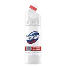 Domestos White Sparkle Thick Bleach disinfectant that eliminates 9999 of bacteria and viruses unstoppable whitening power 750 ml