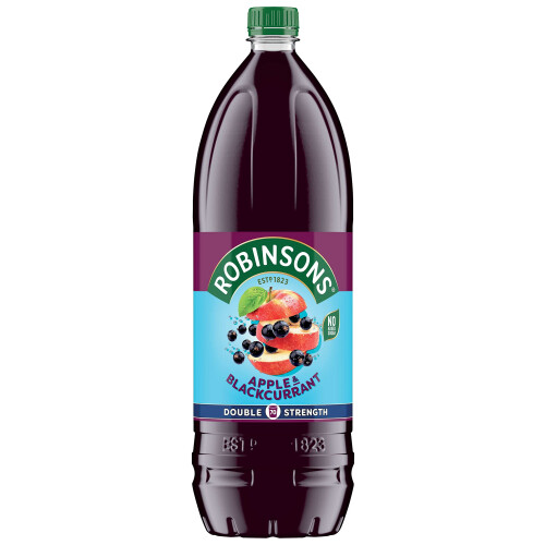Robinsons Double Strength Apple  Blackcurrant No Added Sugar Squash 175L 2