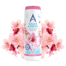 Astonish Shake Fresh Carpet Freshener Eliminates Odours Pink Blossom 350g