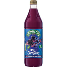 Robinsons Fruit Creations Blackberry Blueberry Squash 1L