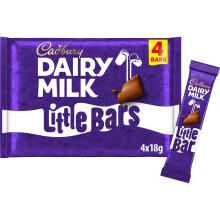 Cadbury Dairy Milk Chocolate Little Bar 18 g Pack of 4 Bars
