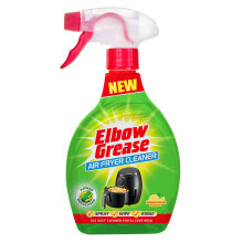 Elbow Grease Air Fryer Cleaner Spray Spray Foam Wipe Rinse Cuts Through Dirt Grease Grime Lemon Fresh 500ml