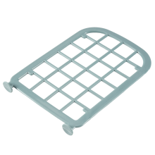 Étagères de rangement, petites étagères en plastique - Étagères à 2 niveaux, organisateur de cuisine et de salle de bain (bleu nordique)
