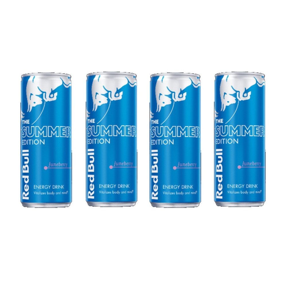 Kidzbuzz Red Bull Energy Drink Blue Edition Juneberry 250Ml (Pack Of 12)