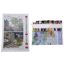 Printed Kits 11CT 21.6X16.9 Inch Cotton DIY Embroidery Easy Patterns for Girls Crafts Stamped - Supplies Needlework Honliday