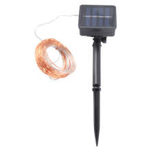 Solar String Lights, 10M 100LED Outdoor Waterproof Decorative Lights for Patio, Garden, Gate, Yard, Party, Wedding, Christmas (warm white)