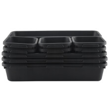 Lot de 12 bacs de rangement en plastique pour tiroirs de bureau, cuisine, salle de bain, bureau, chambre à coucher, maquillage