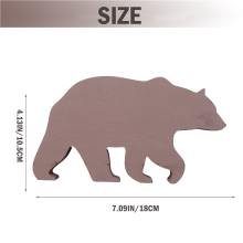 Bear and Deer Wall Decoration, Decorations for Home, Art Decor, Rustic Home Cabin Decor