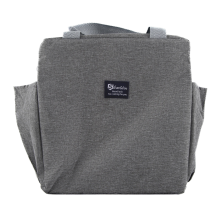 Insulated Lunch Bag with Dual Side Pockets Thermal Tote Women Men Adults Large Capacity for Work School Office