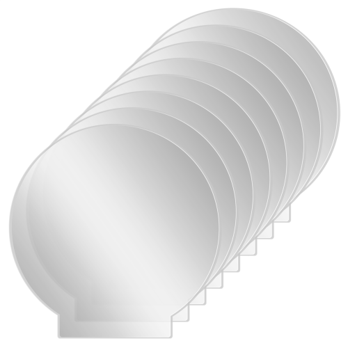 Thick Transparent Panel Board Sheet Clear Cast for LED Light Base Table Signs DIY Display Projects Craft 8 Pieces 2