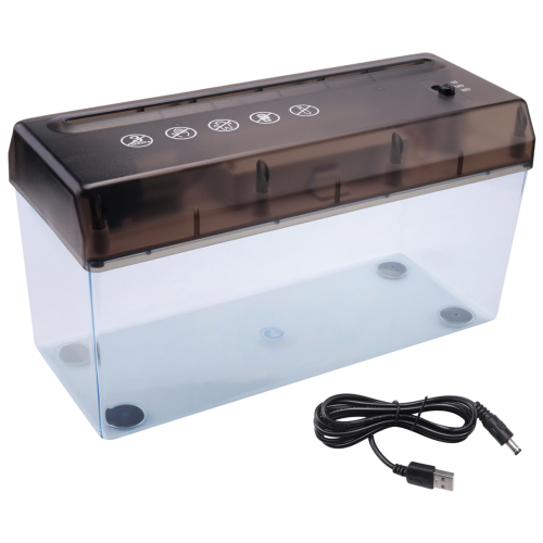Destructeur de documents électrique USB à double usage, mini-coupeur de factures A4 pour le bureau et la maison 2