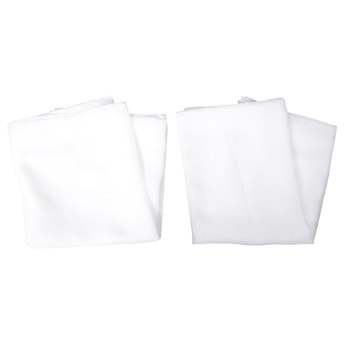 Window White Sheer Curtains 90 Inches Long 2 Panels Clear Basic Rod Pocket Panel 2