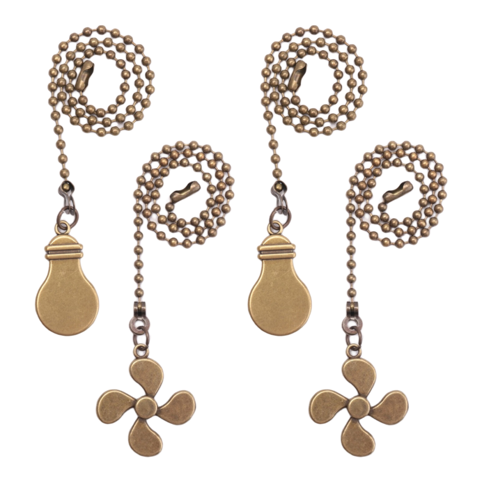Ceiling Fan Pull Chain Extension Pulls Decorative 12 Inch Extender Ornament B Light 4853021700055