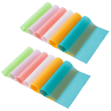 12 Pack Refrigerator Mats, Washable Liners, Fridge Pad, Easy to Clean Shelf Liner, Cuttable Kitchen Mat