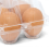 60 Pack Plastic Egg Cartons Bulk One Dozen Clear Empty for Chicken Eggs 6