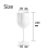 4 copas de vino elegantes e irrompibles, de plástico, muy resistentes. 2