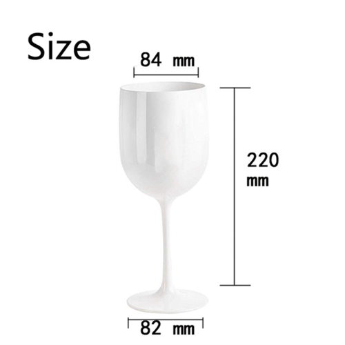 4 bicchieri da vino eleganti e infrangibili, bicchieri in plastica molto resistenti 1