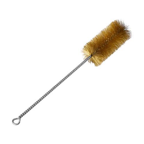 Copper Wire Pipe Chimney Cleaning Brush Long Handle Rust Polishing Diameter 50mm 1