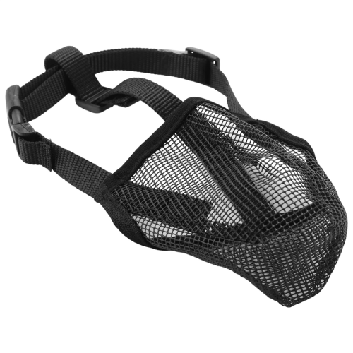 Dog Muzzle, Soft Mesh Muzzle for Small Medium Large Dogs Labrador German Shepherd, Breathable Adjustable Muzzles S 1