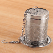 Infusores de té para té suelto, colador de acero inoxidable, difusor de malla extrafina para preparar especias.